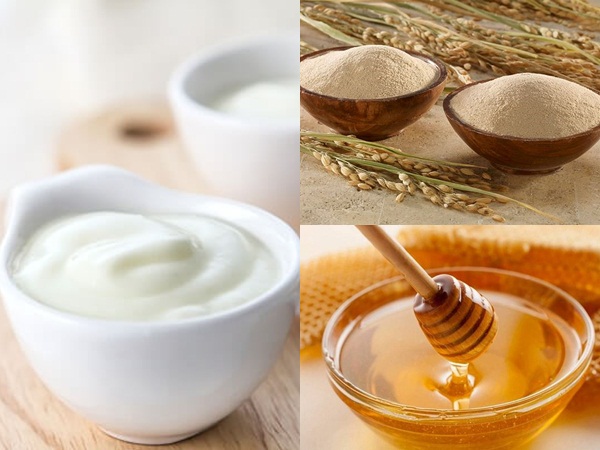 Cám gạo sữa chua mật ong