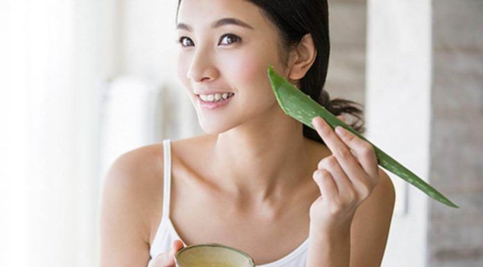 Trắng da với nha đam tươi