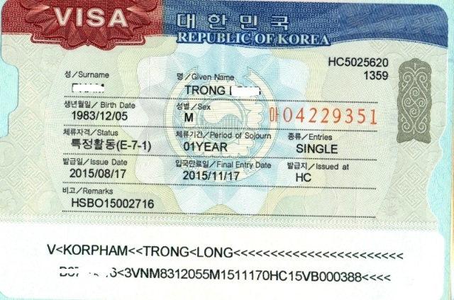 Visa E7 Hàn Quốc là gì? Điều kiện để được cấp visa E7?