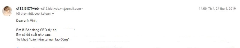 cách viết email cho doanh nghiệp
