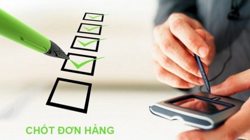 chốt đơn hàng