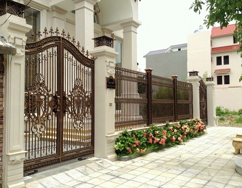 kích thước cổng biệt thự