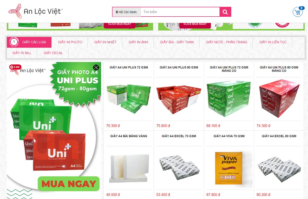 văn phòng phẩm bán online