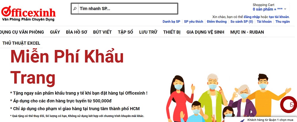 văn phòng phẩm bán online