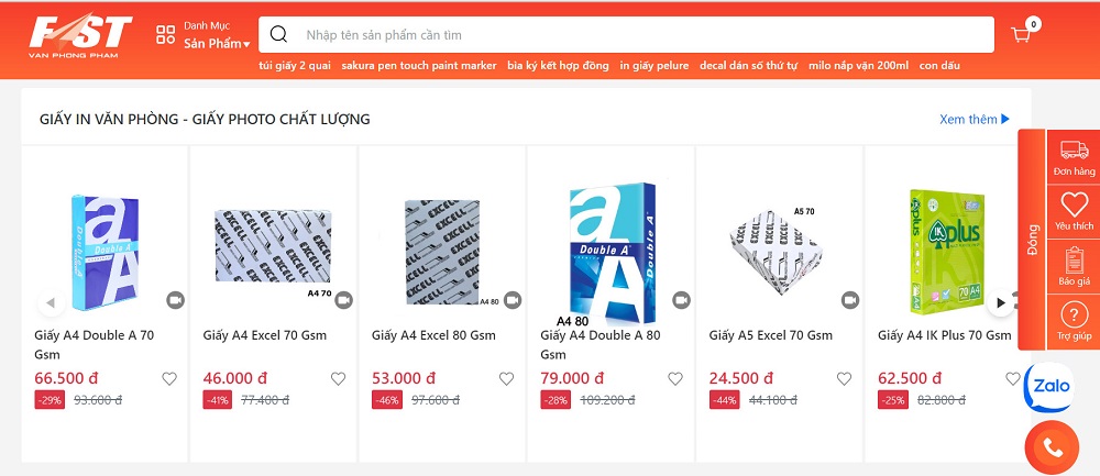 văn phòng phẩm bán online