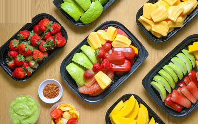 kinh doanh trái cây gọt sẵn