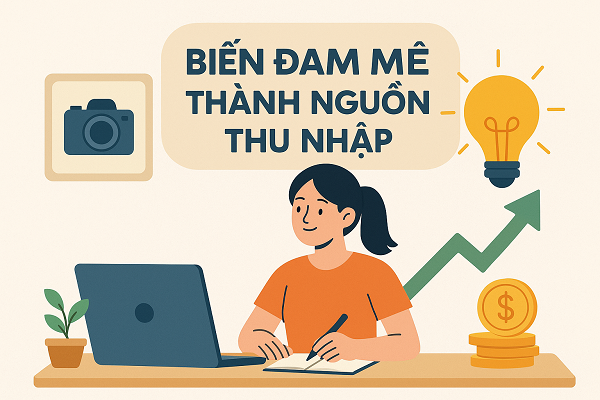 biến đam mê thành nguồn thu nhập